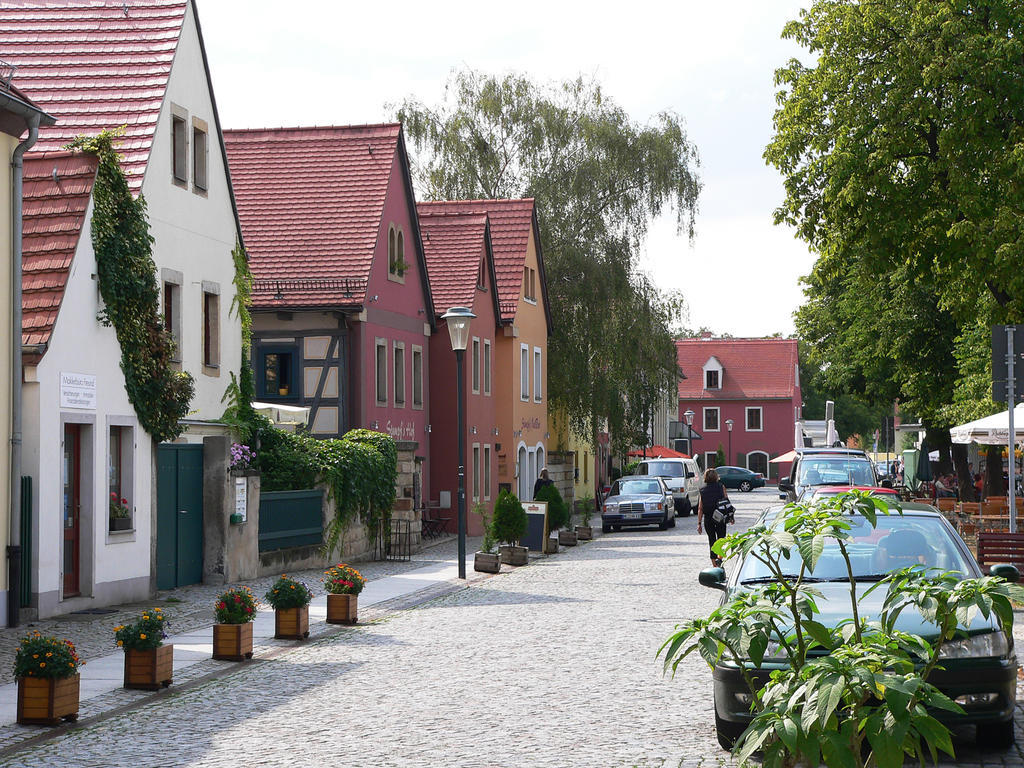 Ferienwohnung Am Elberadweg Dresden Exteriör bild